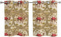 2 Panel Kitchen Cafe Curtains, Desert Camels Sunlight Filtering Nature Air by Hokiten
