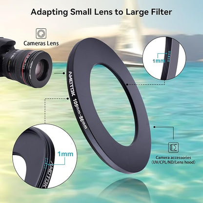 105mm Lens to 86mm Camera Lens Adapter, 105mm-86mm Filter Step-Down Ring - Image 4