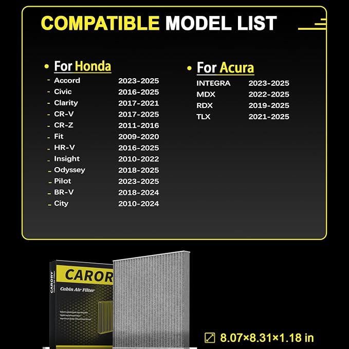 Cabin Air Filter w/Activated Carbon - Image 2