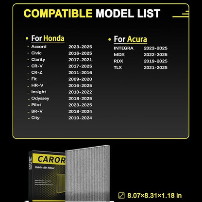 Cabin Air Filter w/Activated Carbon - Image 2