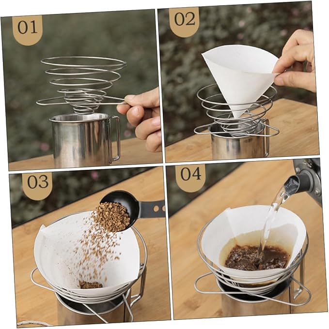 POPETPOP 1Pc Stainless Filter Reusable Drip - Image 9