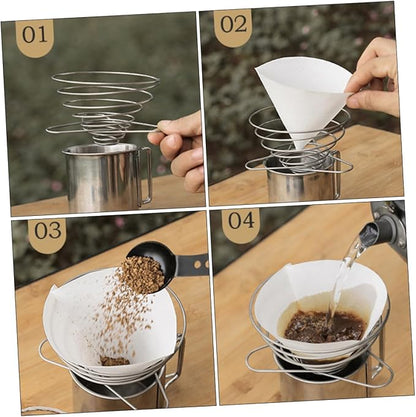 POPETPOP 1Pc Stainless Filter Reusable Drip - Image 9