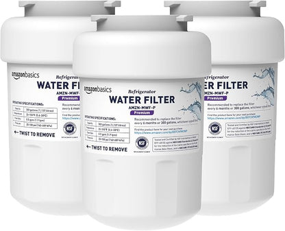 Amazon Basics Replacement GE MWF Refrigerator Water Filter by AmazonBasics