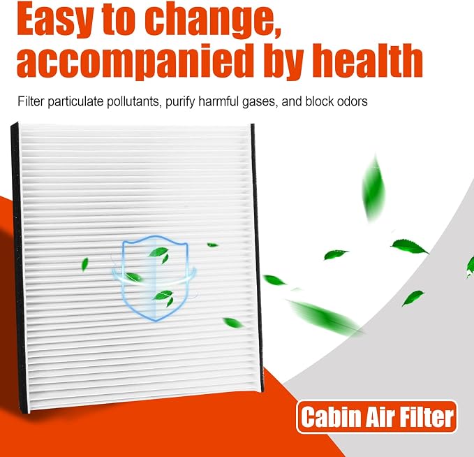 Engine and Cabin Air Filter 17801-20040 87139-33010 Replacement - Image 5