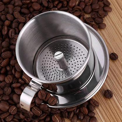 TOPINCN Vietnamese Coffee Drip Filter, Stainless Steel Pour Over Coffee Maker - Image 5