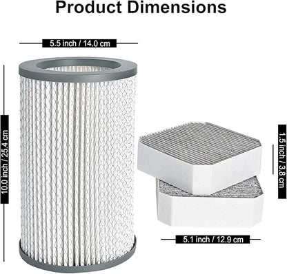 3 Pack Air Replacement Filters Set Compatible - Image 7