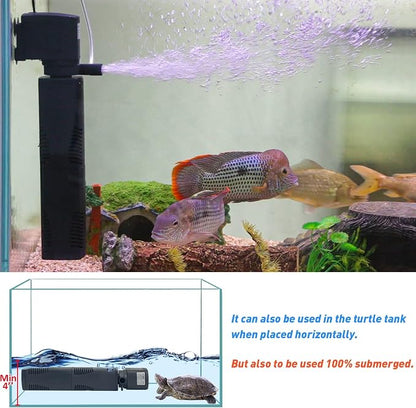 TARARIUM Aquarium Filter for 55-150 Gal. Tank Crystal 300GPH Biochemical - Image 5