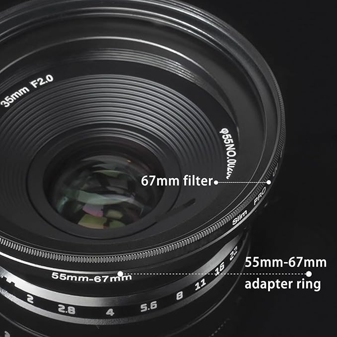 52mm Lens to 37mm Camera Lens Adapter 52mm to 37mm Step Down Ring Adapter Ring - Image 3