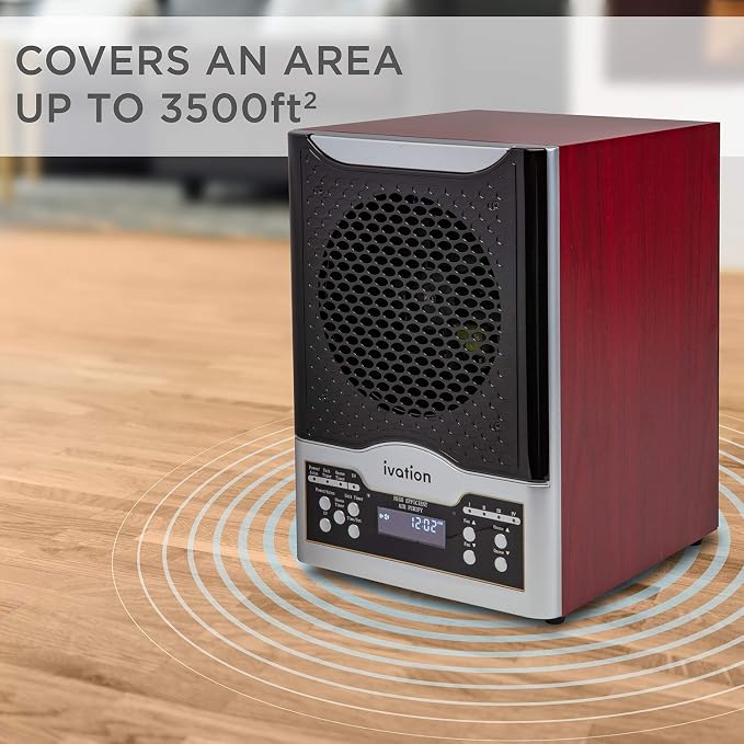 Ivation 5-in-1 HEPA Air Purifier & Ozone Generator W/Digital Display Timer and - Image 9