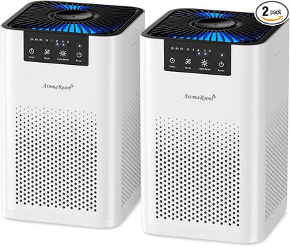 AromaRoom Air Purifiers for Bedroom, Hepa Air Purifiers for Home Pet Pee Smell by AromaRoom