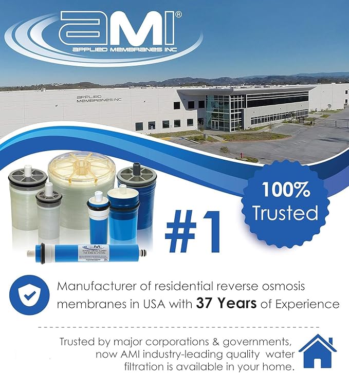 APPLIED MEMBRANES INC. 36 GPD Reverse Osmosis Membrane | RO Membrane Water - Image 4