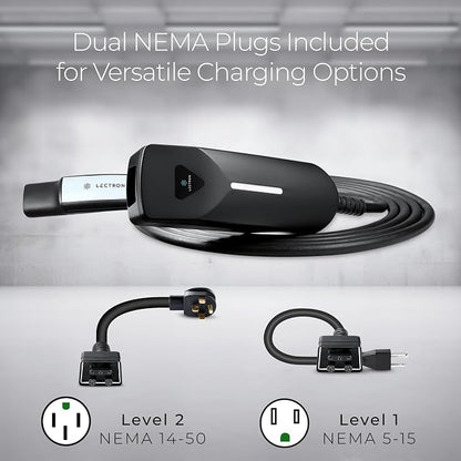 Lectron Bundle - Level 1/2 Tesla NACS Portable EV Charger Compatible - Image 3
