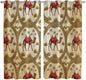 2 Panel Kitchen Cafe Curtains, Window Decor Tier Curtains by Hokiten