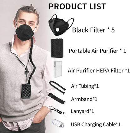 Bwinmak Electric Portable Rechargeable Air Purifier Makes - Image 2