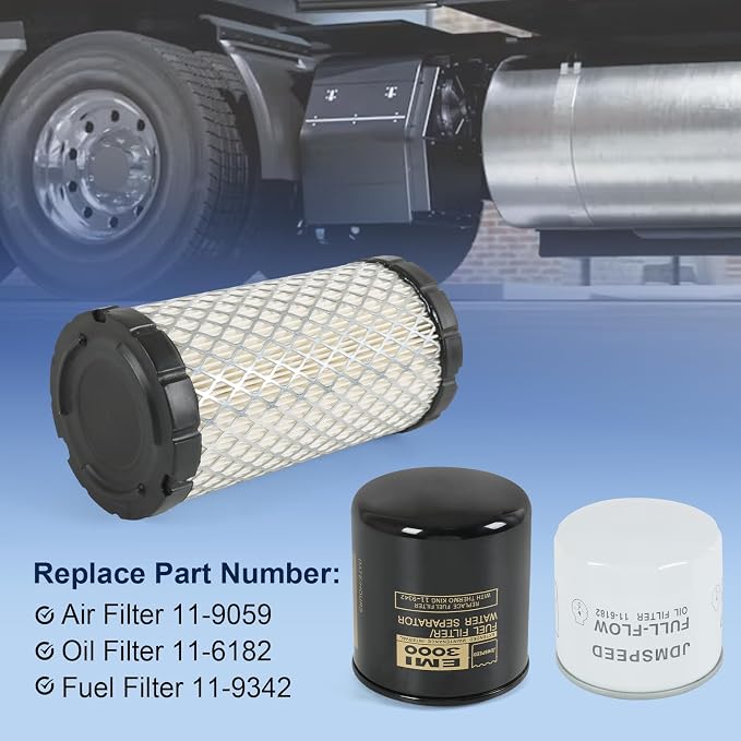 11-9059 Air Filter 11-6182 Oil Filter 11-9342 Maintenance Kit Replacement - Image 3