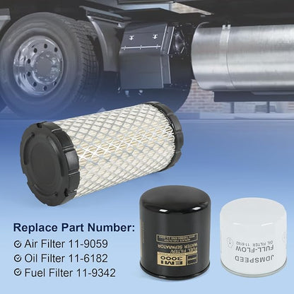 11-9059 Air Filter 11-6182 Oil Filter 11-9342 Maintenance Kit Replacement - Image 3