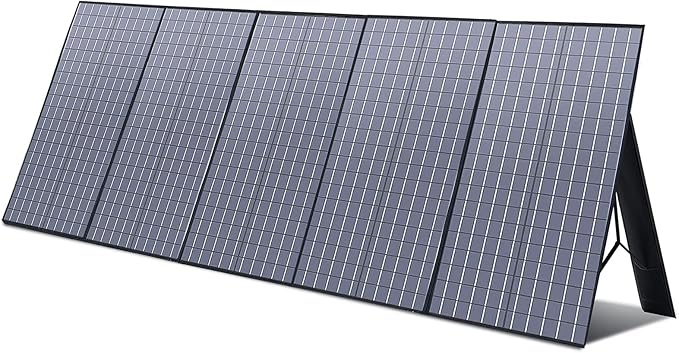 ALLPOWERS SP037 400W Portable Solar Panel, 23% Efficient IP66 Waterproof Foldable for RV Camping Home & 12V Systems, Compact Power Solution（SP037-400W