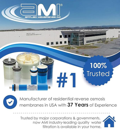 APPLIED MEMBRANES INC. 200 GPD Reverse Osmosis Membrane | RO Membrane Water - Image 3