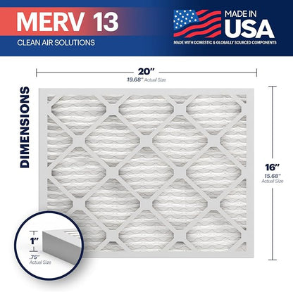 BNX TruFilter 16x20x1 Air Filter MERV 13 - Image 2
