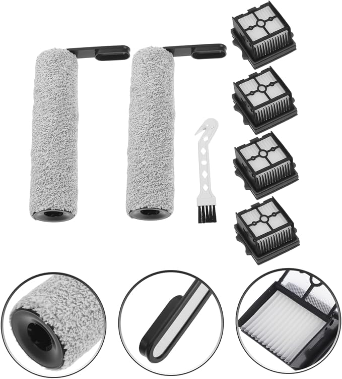 1set Replacement and Filter for Floor Scrubbers Includes Slim Rollers Filters - Image 9
