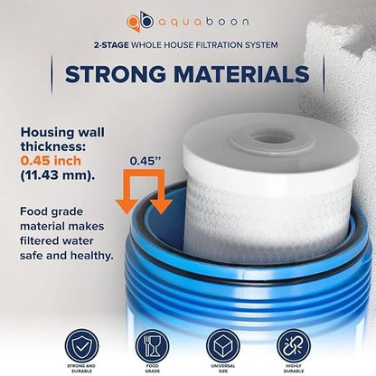Aquaboon 3-Stage Whole House Water Filtration System - Image 5