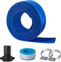 Eastrans 1 1/2 in x 50 ft Pool Backwash Hose Kit by EASTRANS