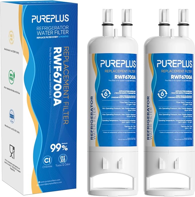 PUREPLUS EDR1RXD1 Replacement for Everydrop® Filter 1, W10295370A, Kenmore® by PUREPLUS