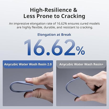 ANYCUBIC Water Washable 3D Printer Resin 2.0, 405nm High Precision 3D Resin - Image 4
