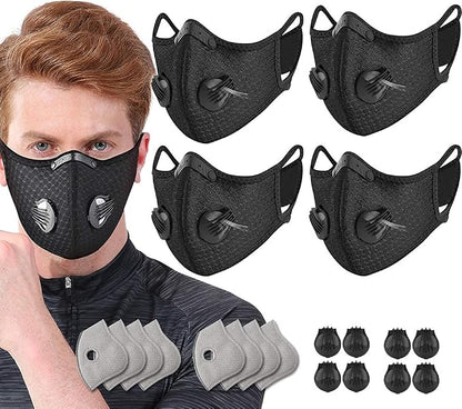 NBDIB 4 Pack Adjustable Reusable Face Protection - Image 7