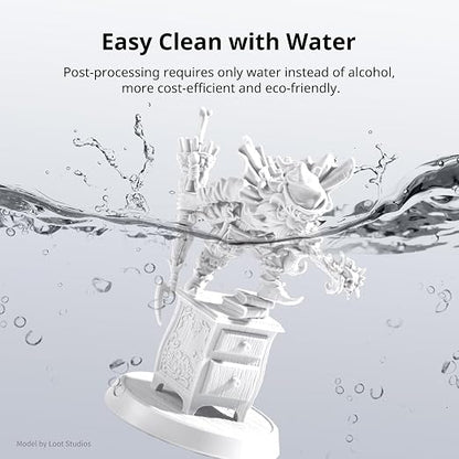 ANYCUBIC Water Washable 3D Printer Resin 2.0 Bundle, 405nm High Precision - Image 2