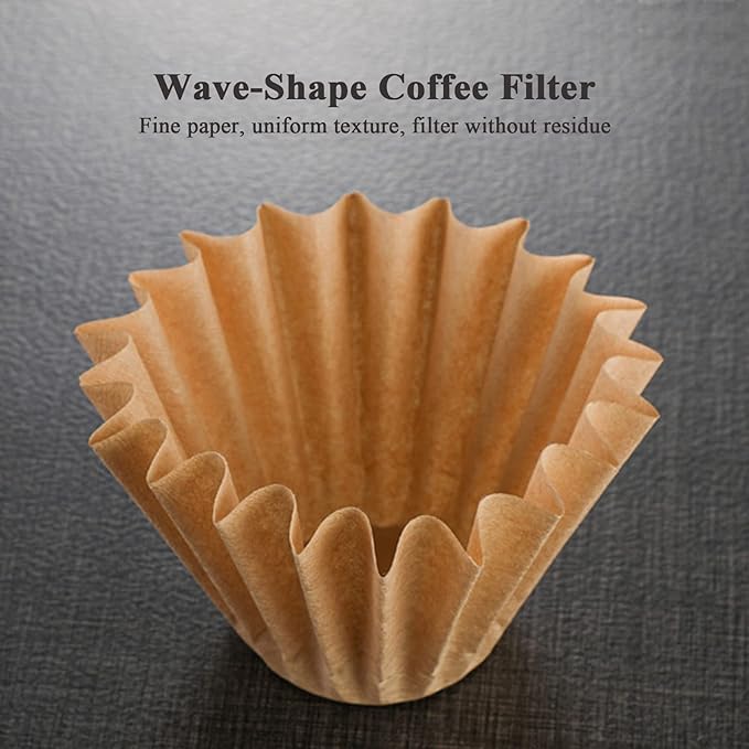 2-5 Cup Coffee Filters, Thicken Natural Coffee Filter Basket - Image 3