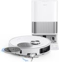 DREAME L40s Ultra Robot Vacuum and Mop, 19,000Pa Suction, Auto-Empty, Mop Self-Cleaning, 100% Detangling DuoBrush, Extending Mops and Side Brush, 1.57in Obstacle Clearing, App & Voice Control (White)