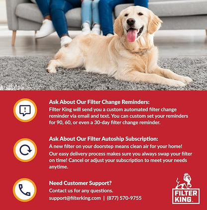 Filter King 30x36x1 Air Filter | 4-PACK | MERV 11 HVAC Pleated A/C Furnace - Image 5