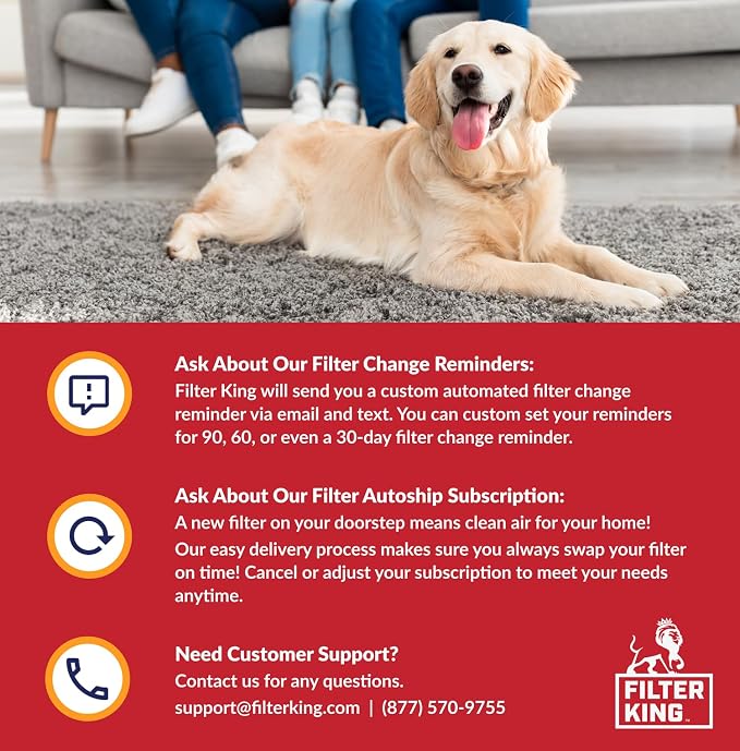 Filter King 17.25x29.25x1 Air Filter | 12-PACK | MERV 11 HVAC Pleated A/C - Image 5