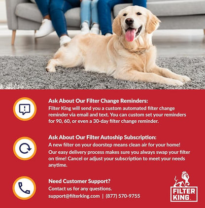 Filter King 16.38x21.5x1 Air Filter | 6-PACK | MERV 11 HVAC Pleated A/C Furnace - Image 5