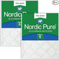 Nordic Pure 25x25x1 Poly Green MERV 6 AC Furnace Air Filters – Reduces Dust by NordicPure
