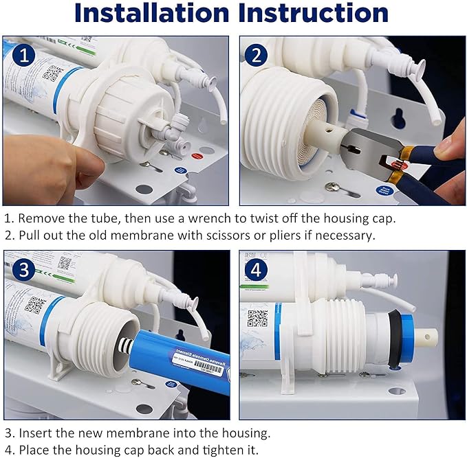 Membrane Solutions 75 GPD RO Membrane, Reverse Osmosis Membrane, RO Membrane - Image 8