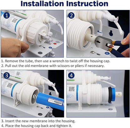Membrane Solutions 75 GPD RO Membrane, Reverse Osmosis Membrane, RO Membrane - Image 8