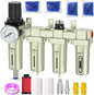 Industrial Grade 4-Stage Air Drying System, 1/2" NPT by BOGERDACK