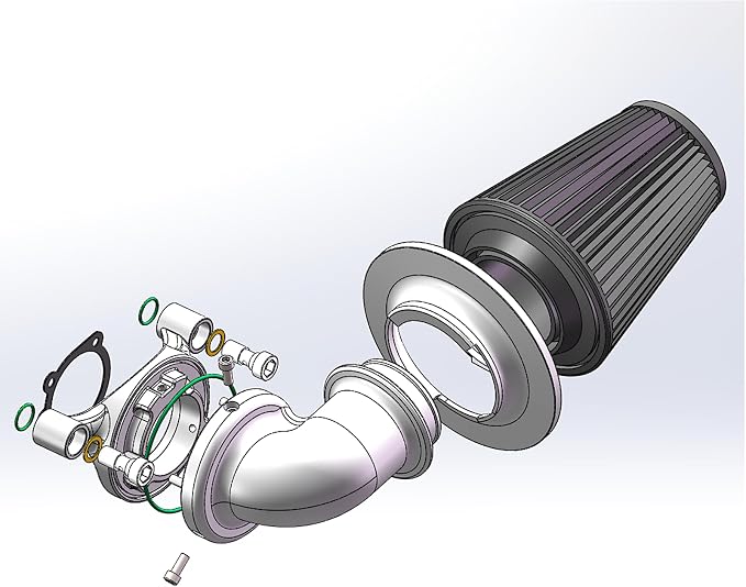 Big Sucker cone Air filter intake by ForHarleyAccessories