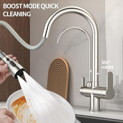 Kitchen Sink Faucet with Pull - Image 9