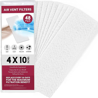 NORTHWEST ENTERPRISES Vent Filters, 48 Floor Vent Register Filters - Image 7