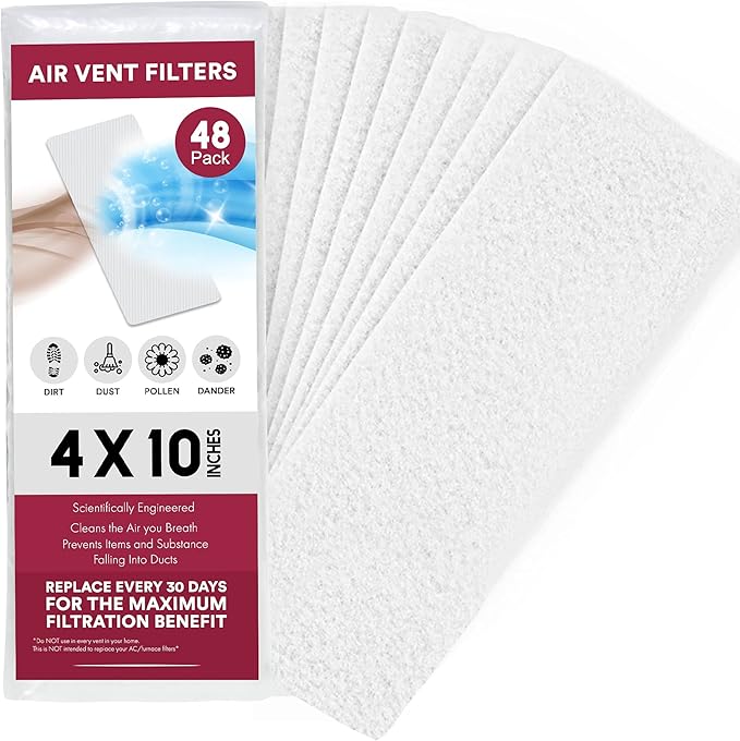 NORTHWEST ENTERPRISES Vent Filters, 48 Floor Vent Register Filters - Image 3