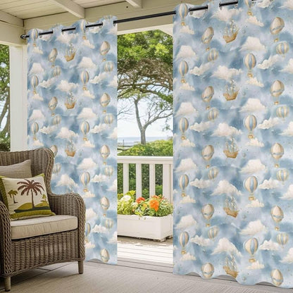 Hot Air Balloons Outdoor Curtains - Image 5