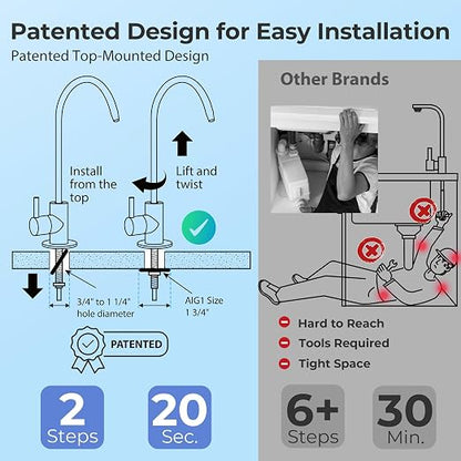 iSpring RO5004F-AK Alkaline Reverse Osmosis Water Filter - Image 3