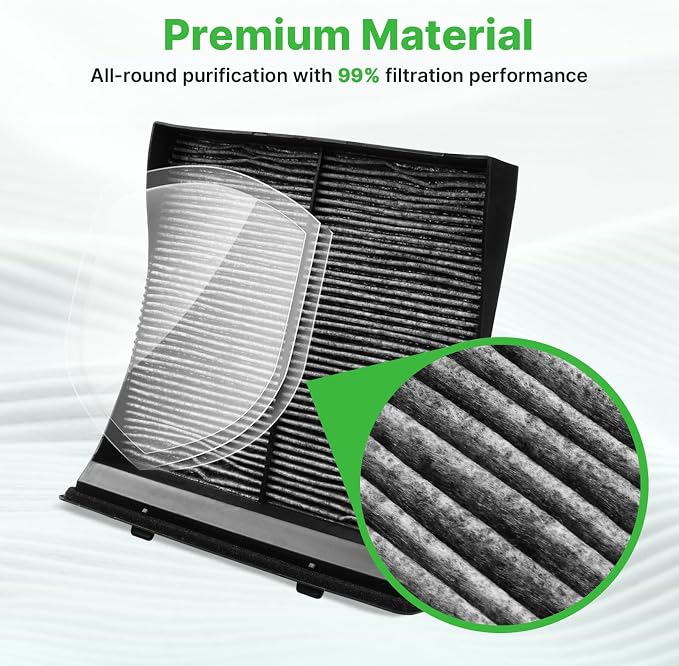 Engine+Cabin Air Filters Fit for Crosstrek 16-17, Forester 09-18, Impreza 08-16 - Image 2