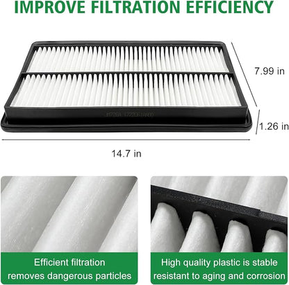 2PCS Cabin Engine Air Filter JM802 JM726A Kits Fits - Image 5