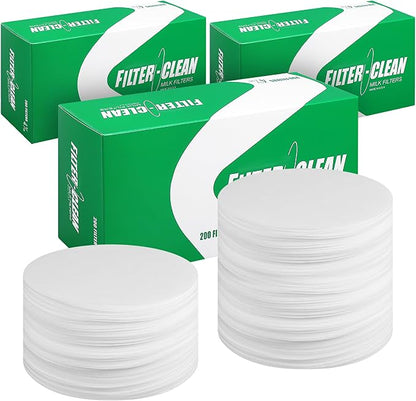 600 Pack Milk Filter Discs Quick Flow Non-gauze Small 4-9/16" Od Replacement by Hahafelt