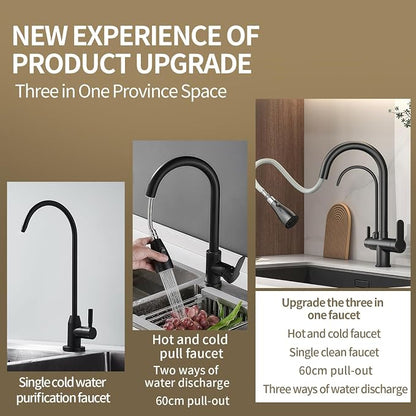 Kitchen Sink Faucet with Pull - Image 3
