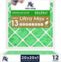 MervKing 20x20x1 Air Filter Actual Size: 19.7" x 19.7" x 0.75" MERV 13 MPR by MervKing